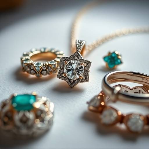 Larger view of jewelry photography for catalogue in Daylight Studio
